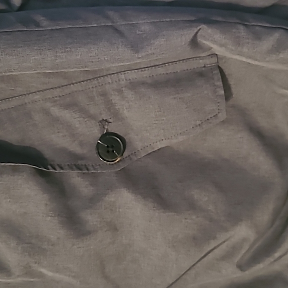 STAFFORD MENS "GRAY HEATHER"  ZIPPERED JACKET SIZE MEDIUM REGULAR FIT - Picture 7 of 11